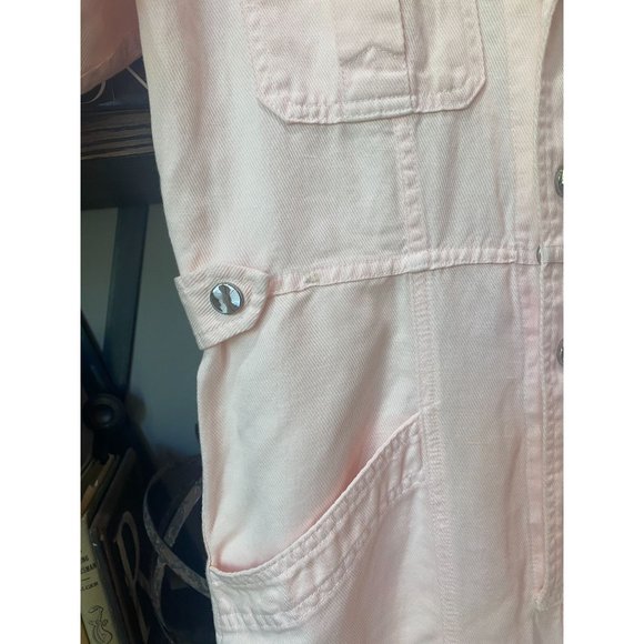 A.L.C. Petra Morganite Short Sleeve Jumpsuit Pink - Picture 11 of 13